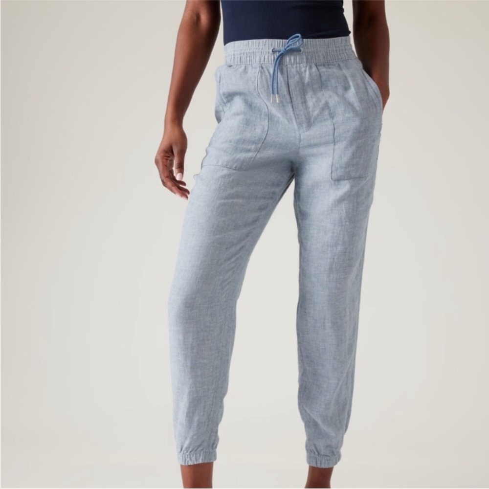 Athleta retreat linen jogger size 14/T - Picture 13 of 13